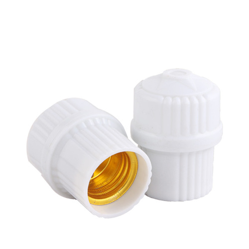 Suspended e27 lamp holder LED lamp holder high temperature resistant flame retardant screw lamp holder ivory white screw lamp holder