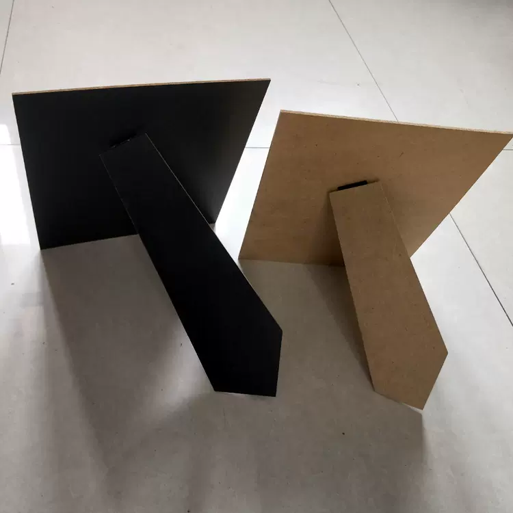 厂家高质量相框支架背板新款密度板相框背板黑色防潮密度板批发