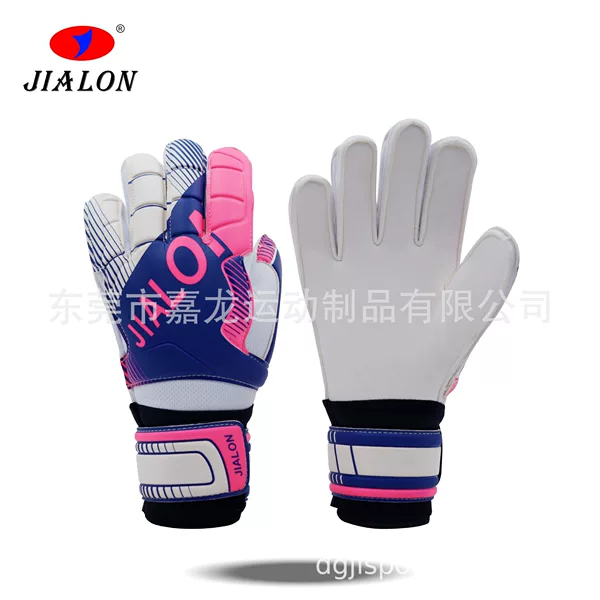 Thickened latex goalkeeper gloves for adults and children, non-slip and impact-resistant protective gloves for soccer goalkeepers