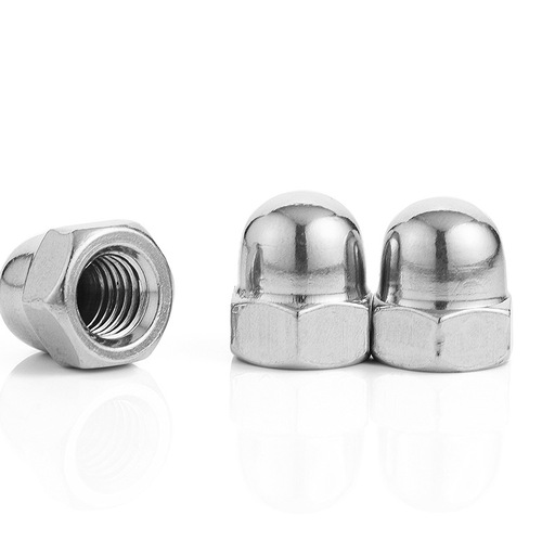 304 stainless steel cap nut galvanized black cap nut ball head cap nut decorative screw cap M5/M8/M10
