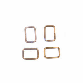 现货五金箱包配件铁线扣类服饰织带扣 金属铁线D扣批发