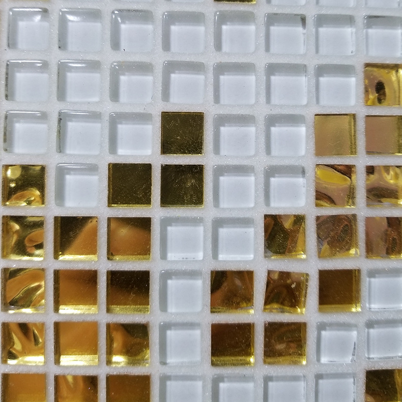 The manufacturer recommends mosaic crystal caulking agent