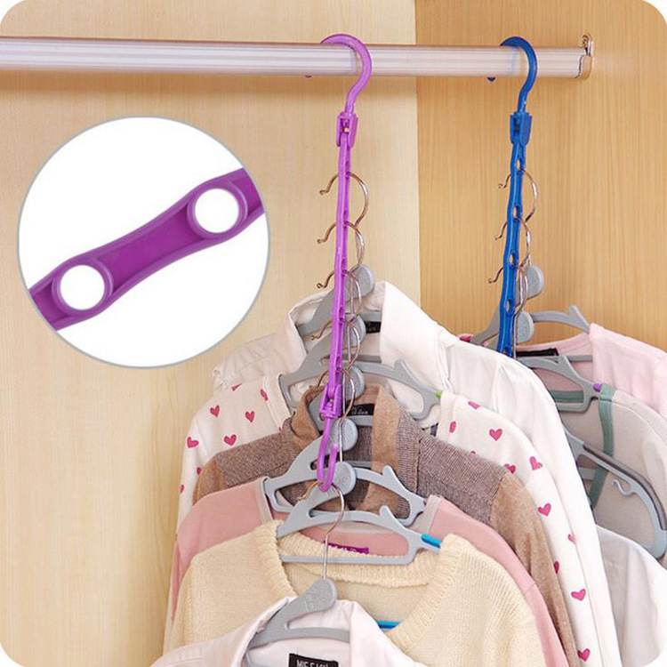 Wholesale Five-Hole Magic Clothes Hanger, Windproof Clothes Hanger, Multi-Functional Windproof Clothes Hanger, Five-Hole Magic Clothes Hanger