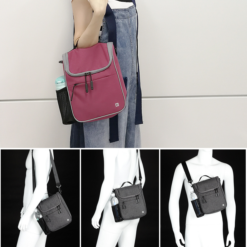 RHINOWALK rinoceronte bolsa delantera de bicicleta de gran capacidad de múltiples funciones del coche bolsa de la manija del coche plegable coche eléctrico bolsa colgante