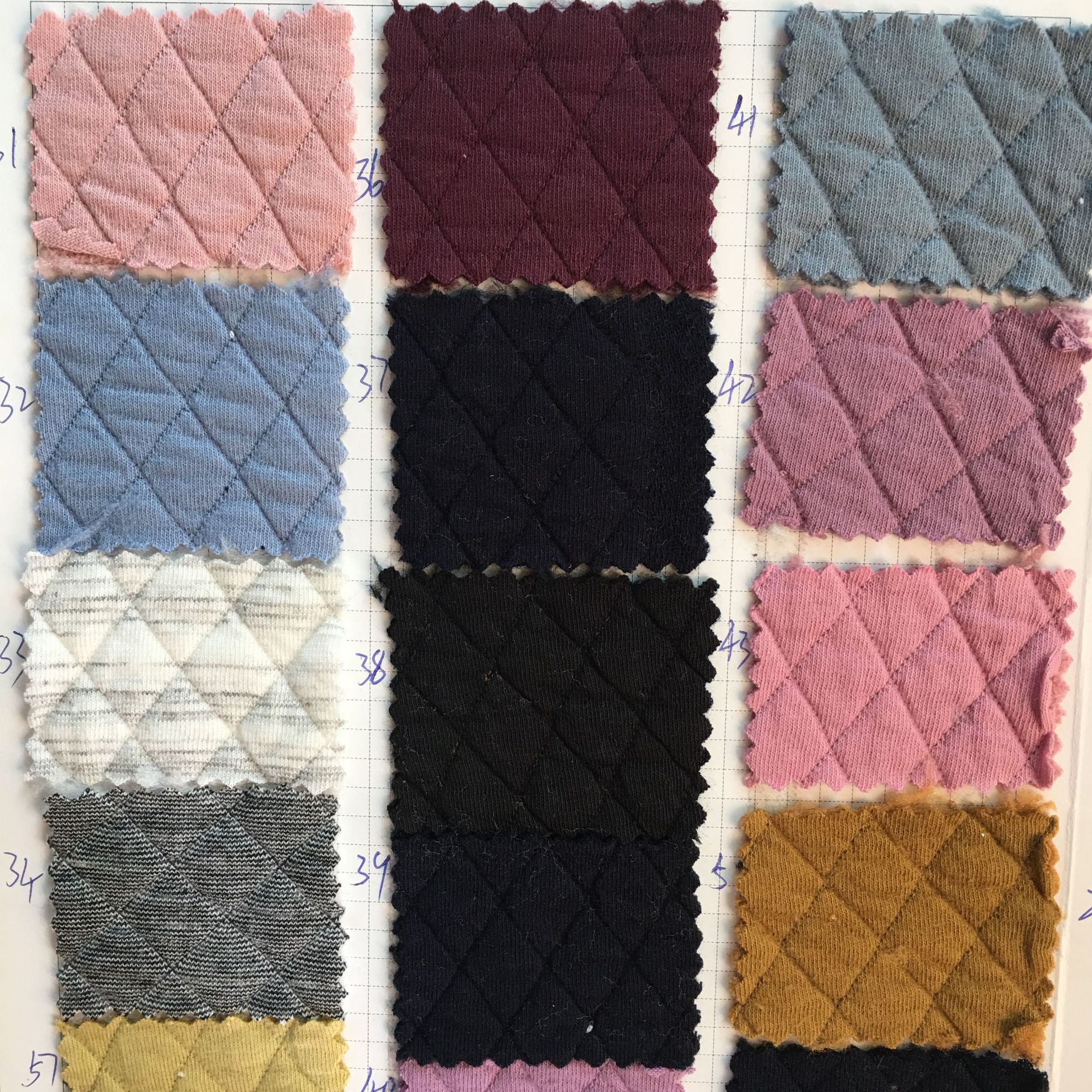 现货供应针织提花布 全棉空气层夹丝提花布 秋冬服装布料面料