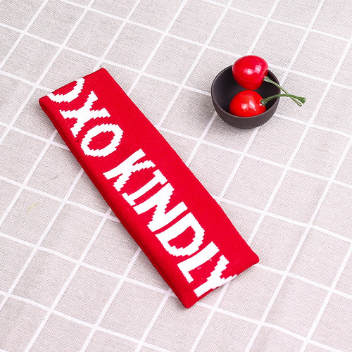 Factory-direct headwear: Lu Han's same-style elastic lettered sports hairband—sweat-absorbing yoga headbands for gyms, available wholesale