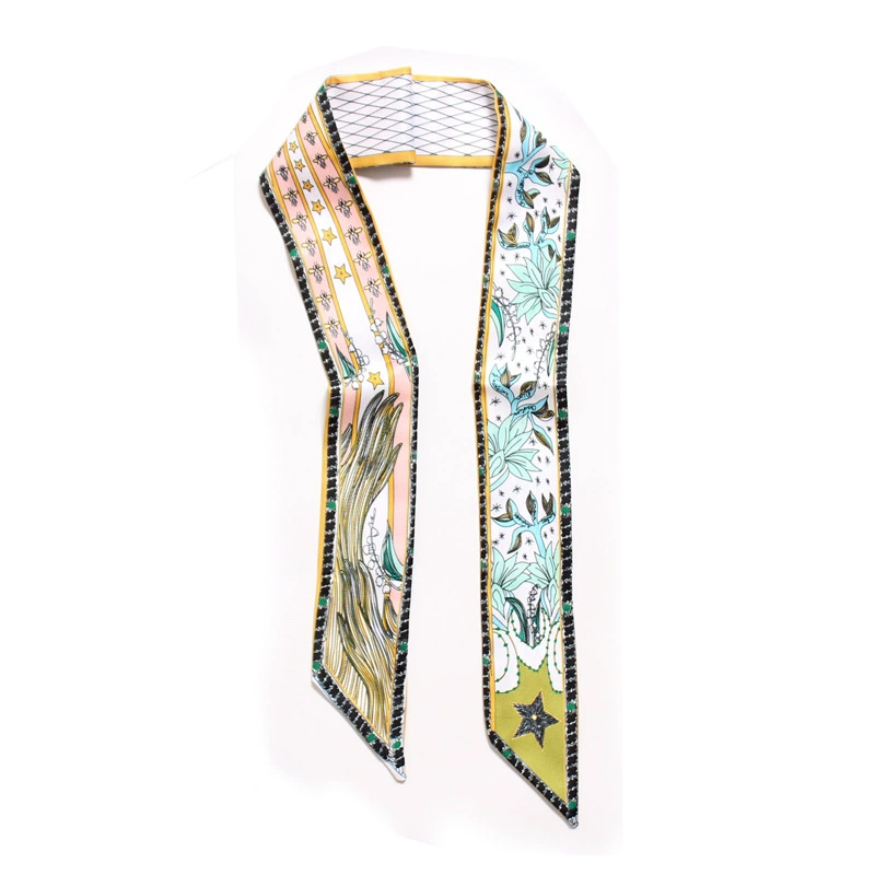 Double-layer double-sided bag, purse, handle, hair band, neckerchief