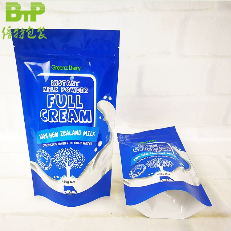 Производитель Дунгуанов производит пакеты из алюминиевой фольги, пакеты для упаковки пищевого молока, самостоящие пакеты из алюминиевой пленки на молнии, алюминизированные пакеты из чистого алюминия.