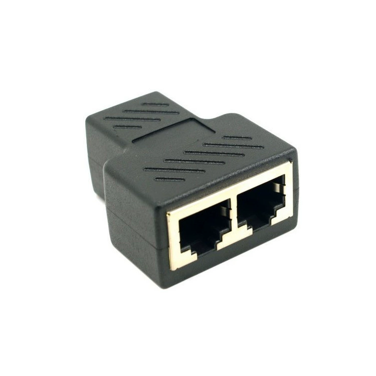 Сетевой конвертер RJ45 один пункт два соединителя три ссылки кабель CAT6 один мужской и два гнезда с защита/экранирование