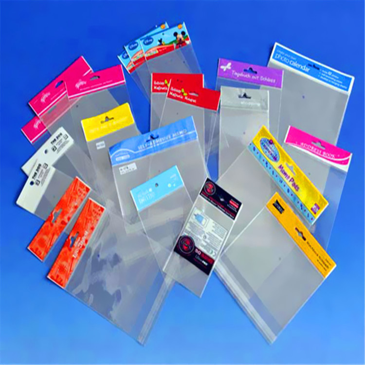 OPP卡头服装袋卡头袋OPP自粘服装袋包装服装印刷自粘袋厂家