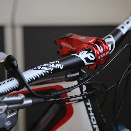 HONSUN ultra-light mountain bike riser negative-17 angle 70MM stem road 35MM/31.8MM caliber CNC