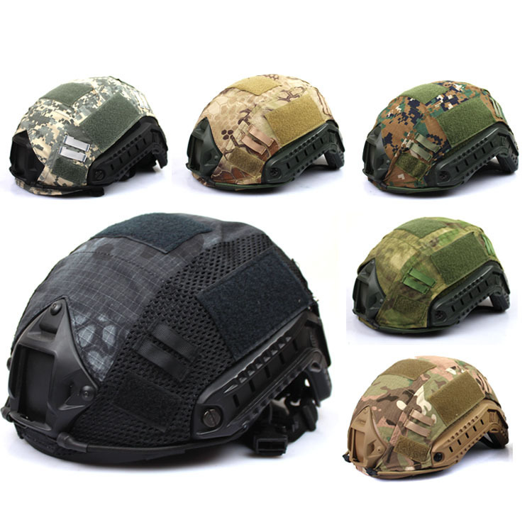 FAST helmet cloth fast helmet cloth cover camouflage cloth cover ACU Python CP tabby MC black Velcro