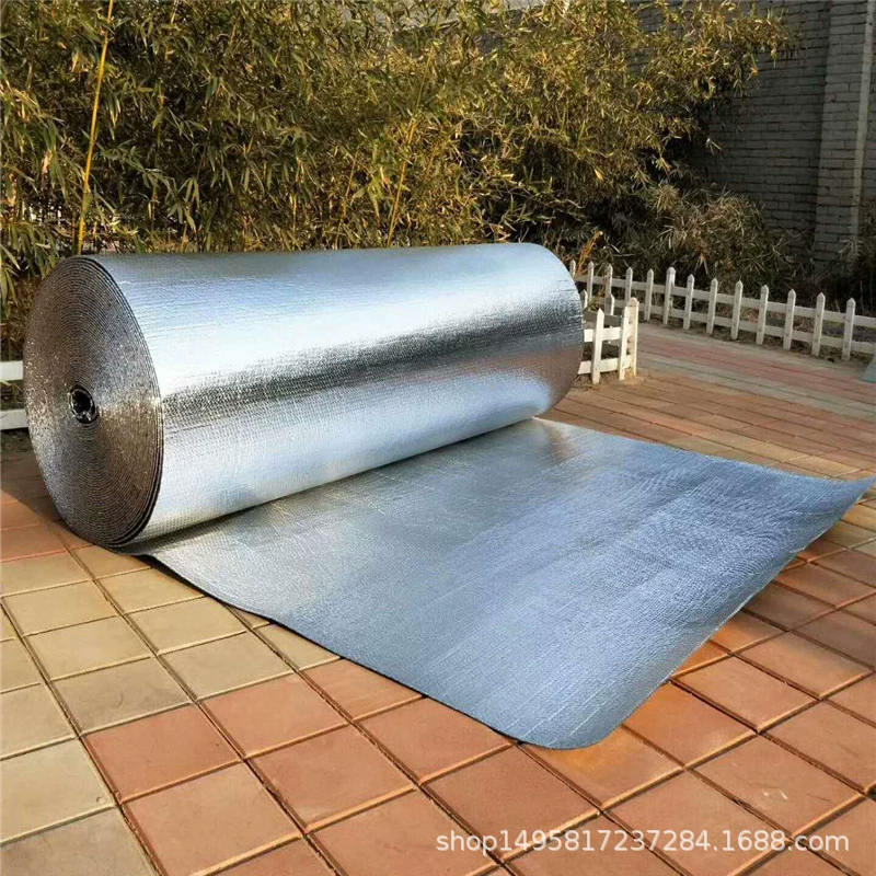 roof roof reflective membrane double -sided aluminum foil air heat insulation film sunscreen moisture -proof aluminum film insulation film insulation material