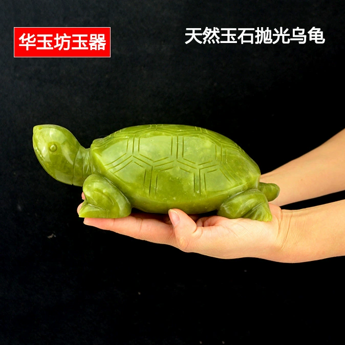 Нефритовая полированная черепаха долголетие украшение Нефритовая черепаха украшение дома украшение гостиной
