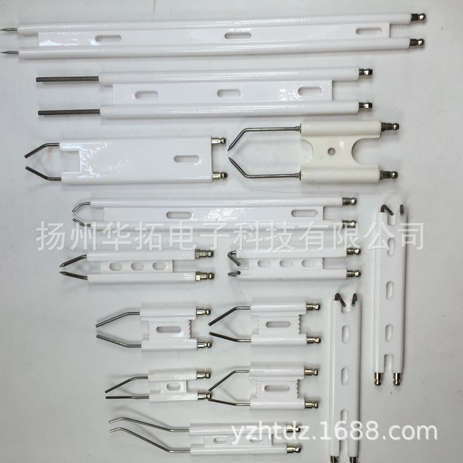 三针醇油灶具点火针 联体双针 炉头专用燃烧机配件 燃烧机点火针