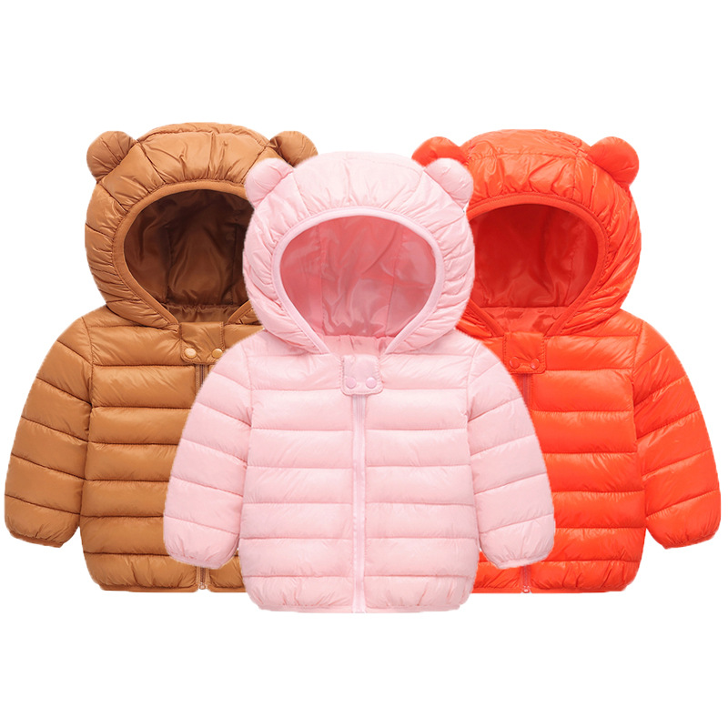 Chaqueta acolchada de algodón para niños pequeños y medianos ropa para niños chaqueta acolchada de algodón ligera para hombres y mujeres bebé Otoño e Invierno chaqueta cálida chaqueta acolchada de algodón para bebés