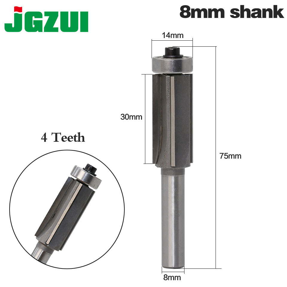 8-MANGO cuchillo de corte de 4 cuchillas con rodamiento cuchillo de corte carpintería fresadora máquina de corte cabeza cortadora máquina de grabado Gong cuchillo