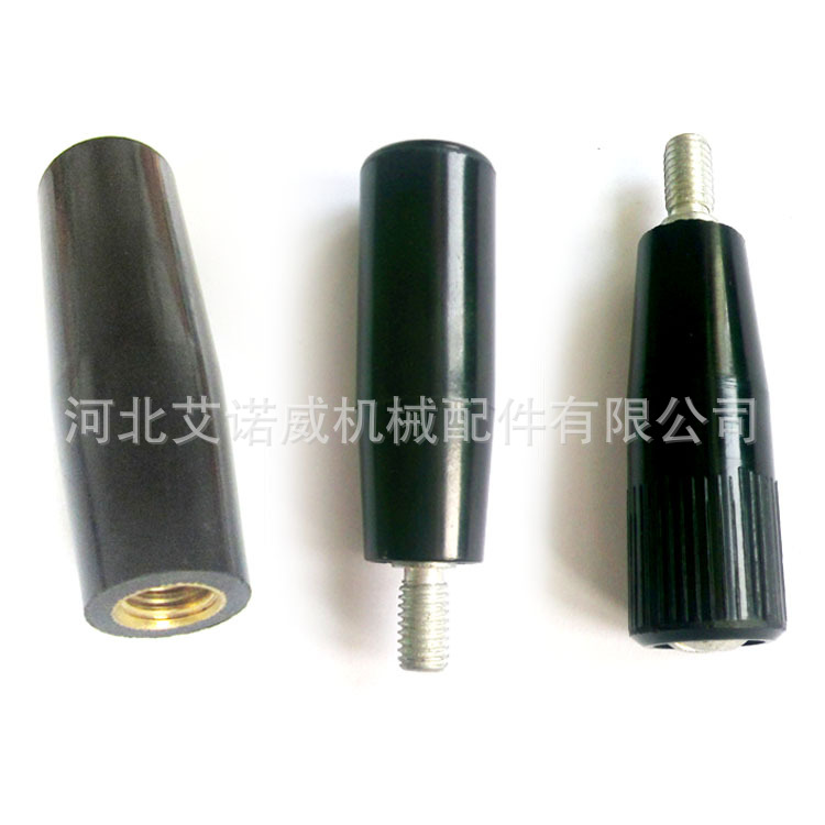 厂家供应 塑胶转动手柄手把 转动手柄螺丝 机械设备通用长芯手把