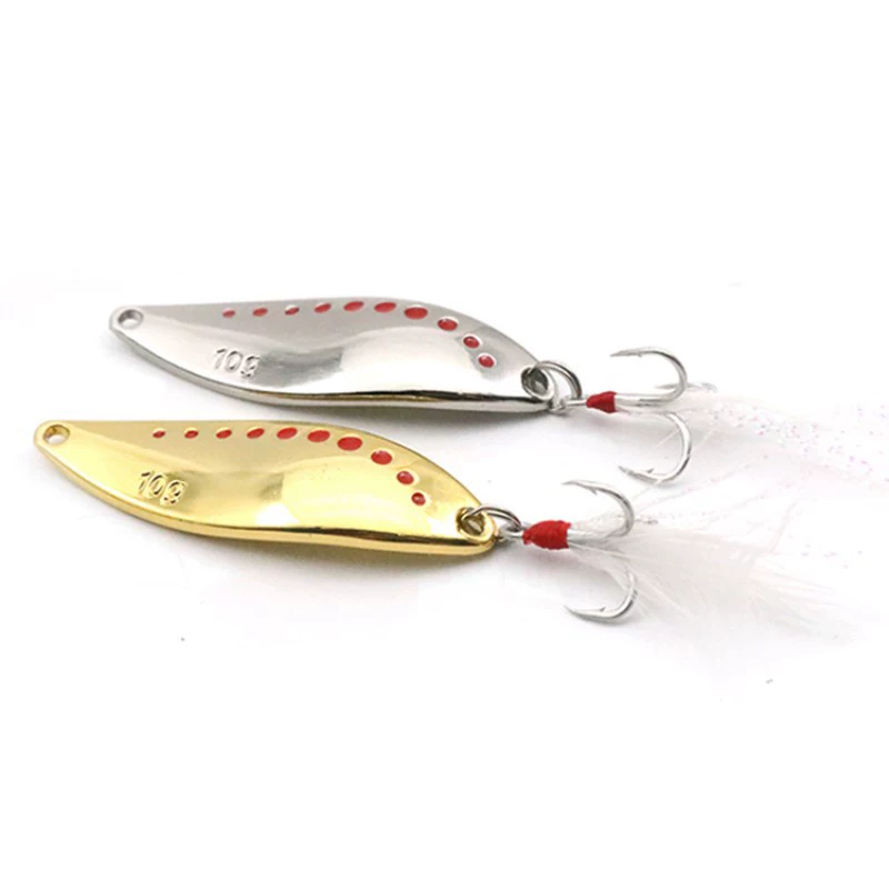乐鑫 New leech sequins far-stop metal bait sea bait mandarin fish bait fake bait