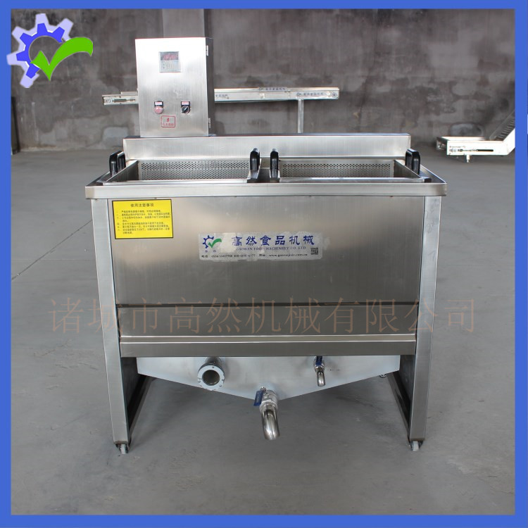 膨化食品油炸机 炸猫耳朵机器商用中型炸锅 油水混合油炸设备