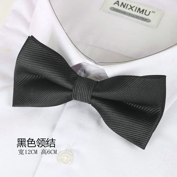 Black bow tie