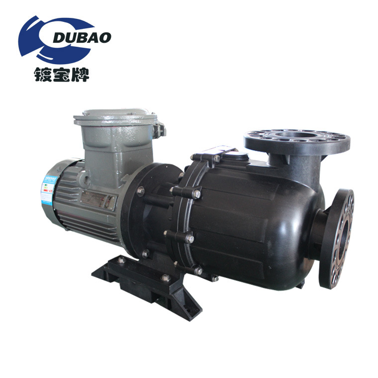 山东热销 耐高温PP防爆化工泵 大流量不泄露排污泵 耐酸碱卧式泵