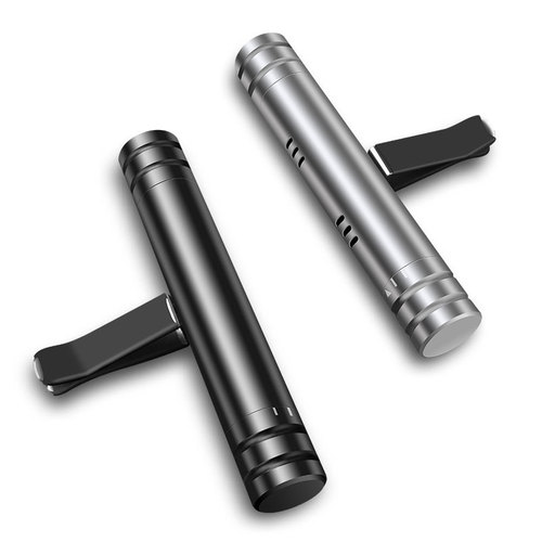 New Car Perfume Air Conditioner Air Outlet Aromatherapy Stick Solid Car Creative Mini Metal Ornament Perfume Clip