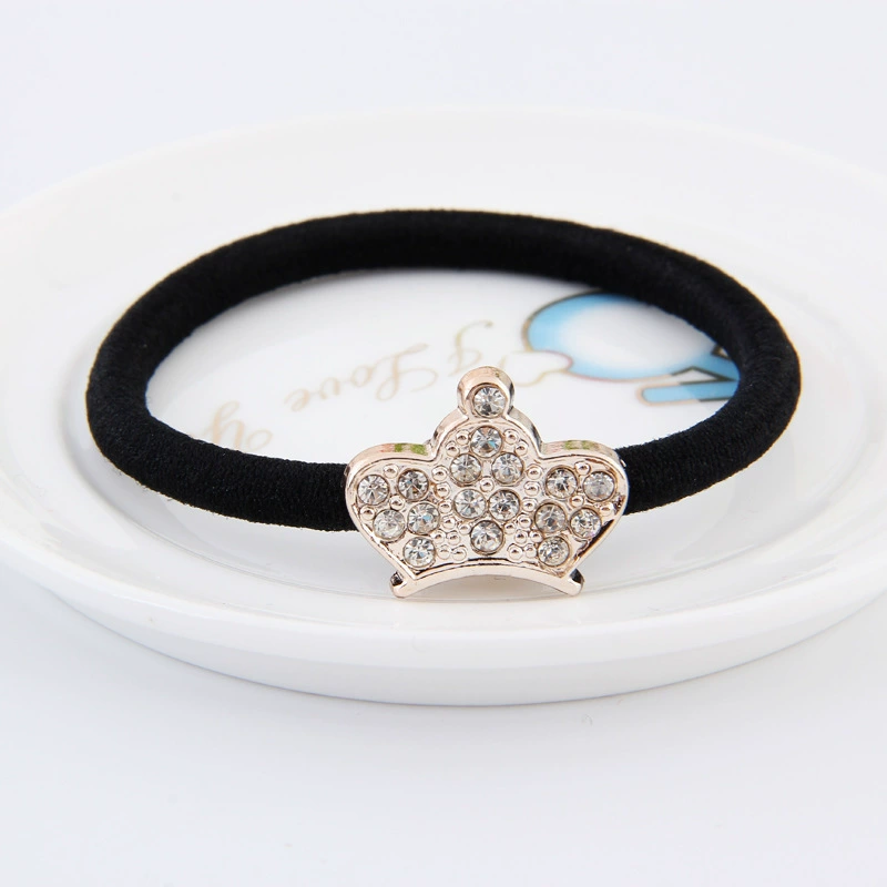 Хитовые аксессуары для волос в монетном магазине за один юань, rhinestones, черные резинки для волос, пряди, кольцо-ободка-подвеска производители оптом
