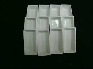 120*60mm方瓷舟 燃烧舟 方型瓷舟 耐高温陶瓷船 长方船 做灰皿舟-阿里巴巴