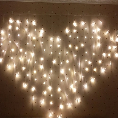 七夕求婚布置爱心灯LED灯串星星灯造型灯串彩灯圣诞工艺品520彩灯