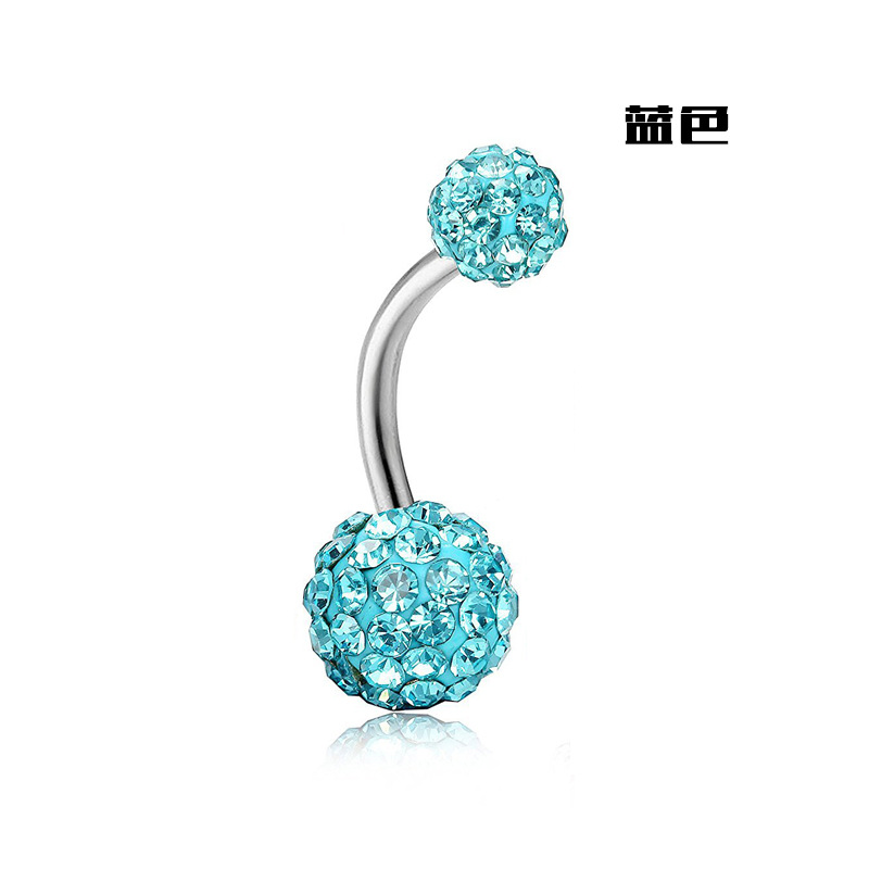 Europäisch-amerikanischer, grenzüberschreitender Wunsch: Modischer Bauchnabelpiercing-Schmuck aus Edelstahl mit Volldiamanten, elegant und hochwertig_voghion.com