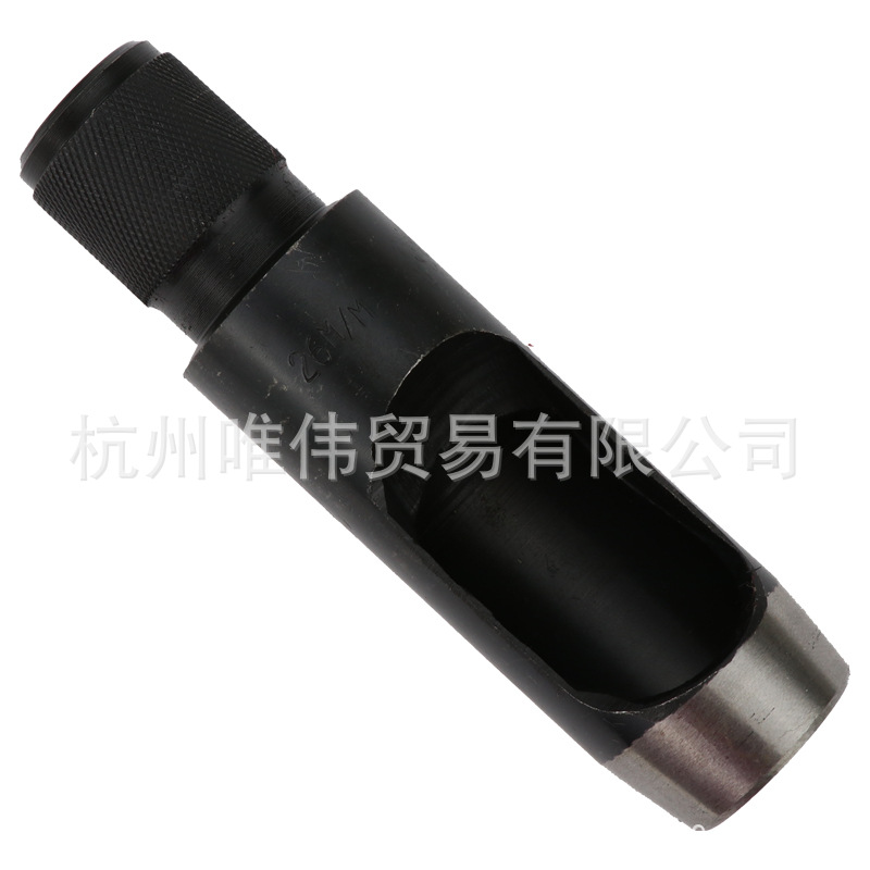 Cinturón negro de perforación manual de trabajo de cuero herramienta de perforación alemán punzonadora punzonado redondo punzonado suministro directo de fábrica