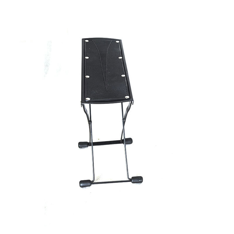 Directo de fábrica al por mayor pedal de guitarra clásica plegable de 6 velocidades ajustable reposapiés portátil de metal antideslizante pedal