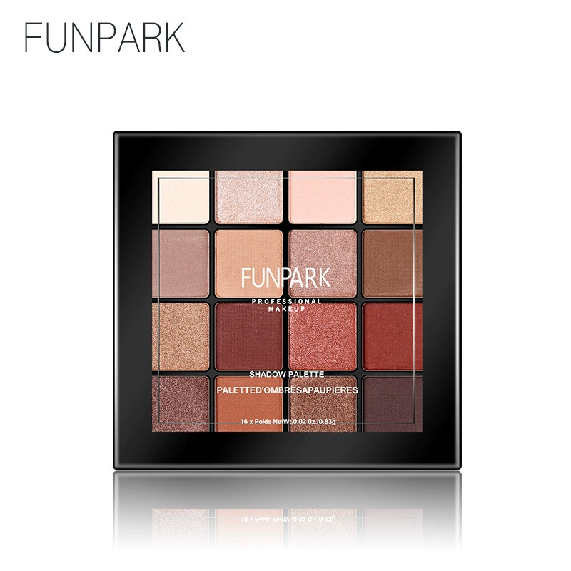 Палетка теней Funpark Eyeshadow в древнем стиле, матовые тени для век, 16 цветов, оптом