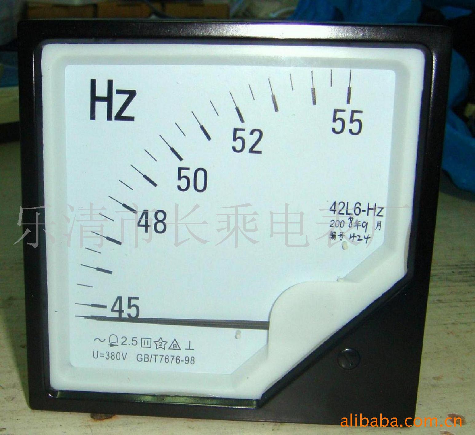 供应长城电表厂 42L6 HZ 380V 交流频率测量仪表