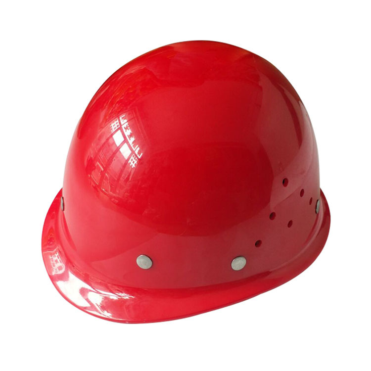 玻璃钢透气钢扣加厚防砸保险帽旋转按钮工地安全帽施工