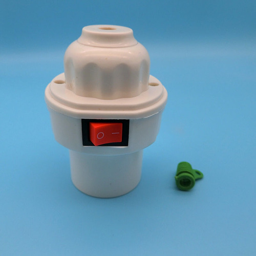 Manufacturer wholesale ceramic screw lamp holder E27 insulated lamp holder with switch two-pole socket suspended lamp holder