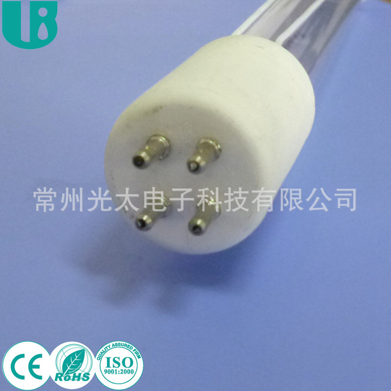 38W uv point light source low pressure mercury vapor ultraviolet ceramic head 254nm wastewater treatment germicidal lamp