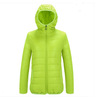 Demi-season short down jacket with down, hoody for elementary school students, city style, increased thickness