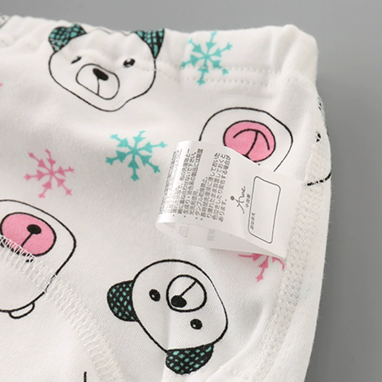 Children's Gauze Training Pants, Cotton with TPU Waterproof Layer, Sizes 80–120