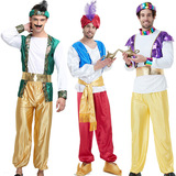 Хэллоуинская арабская одежда карнавальная фестивальная одежда для вечеринки взрослые Aladdin God Lamp Жасмин Принцесса одежда