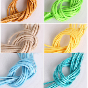 Cross-border Hot Sale 2mm South Korea Wax Line Necklace Rope Wax Rope Imitation Leather Rope Handmade DIY Bracelet Material Jewelry Accessories