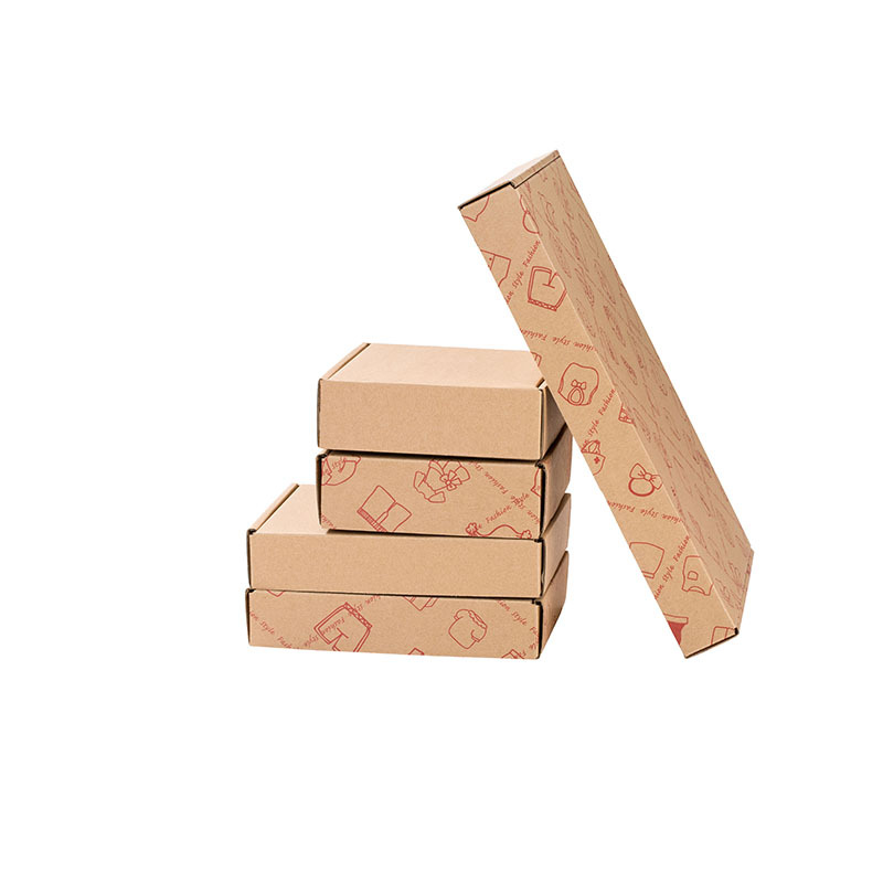 Caja de avión de sujetador corrugado extra duro de tres capas caja de embalaje expreso de piel de vaca amarilla caja de embalaje de comercio electrónico caja de cartón al por mayor