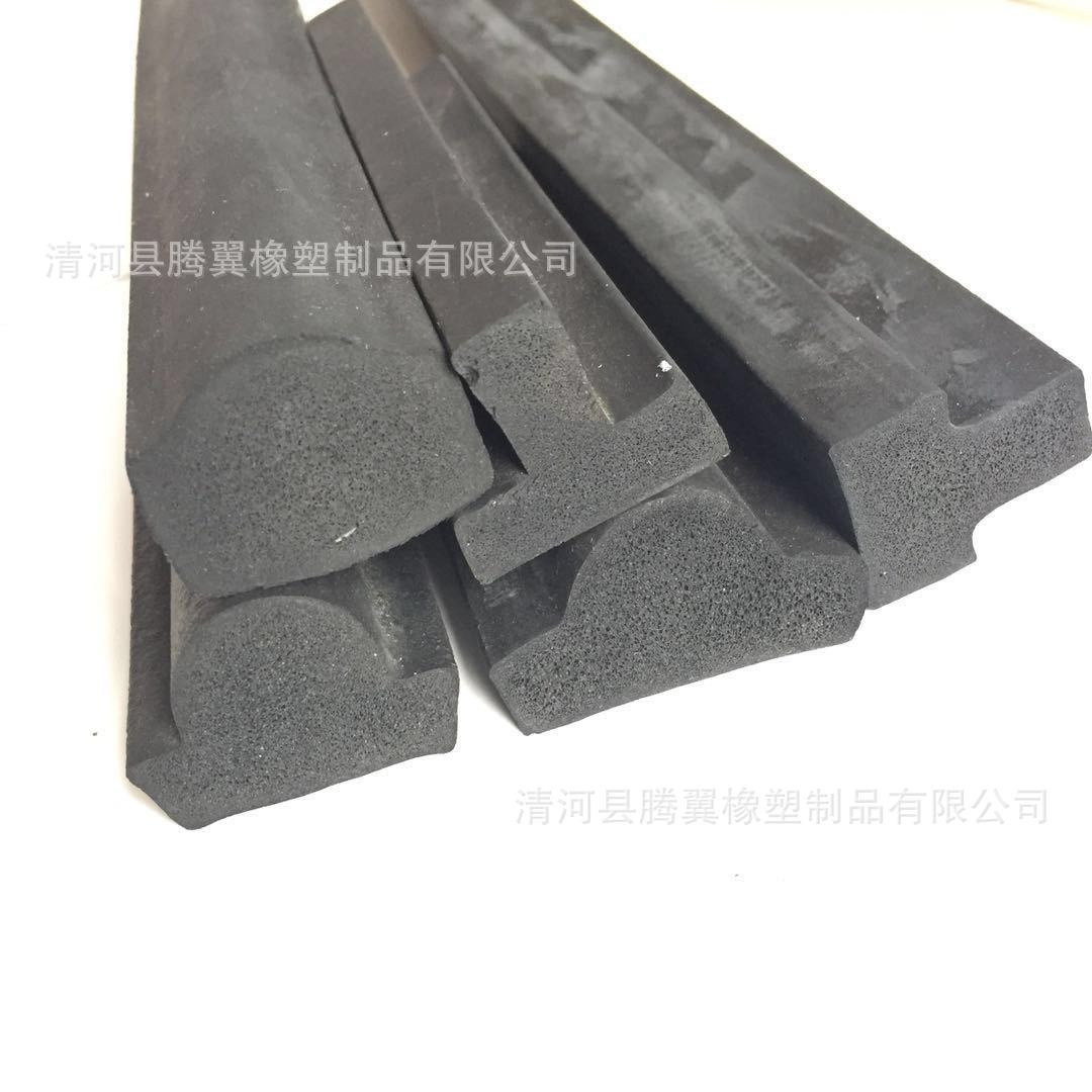供应模板三元乙丙橡胶海绵条模框凸字橡胶密封条 止浆条