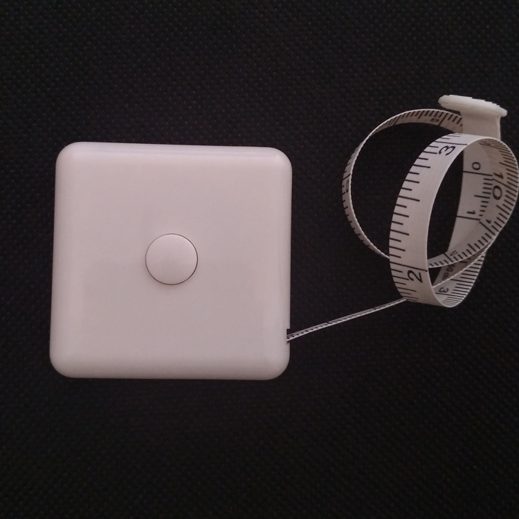 行选现货1.5米60英寸公英制白色塑料伸缩方形卷尺measuringtape