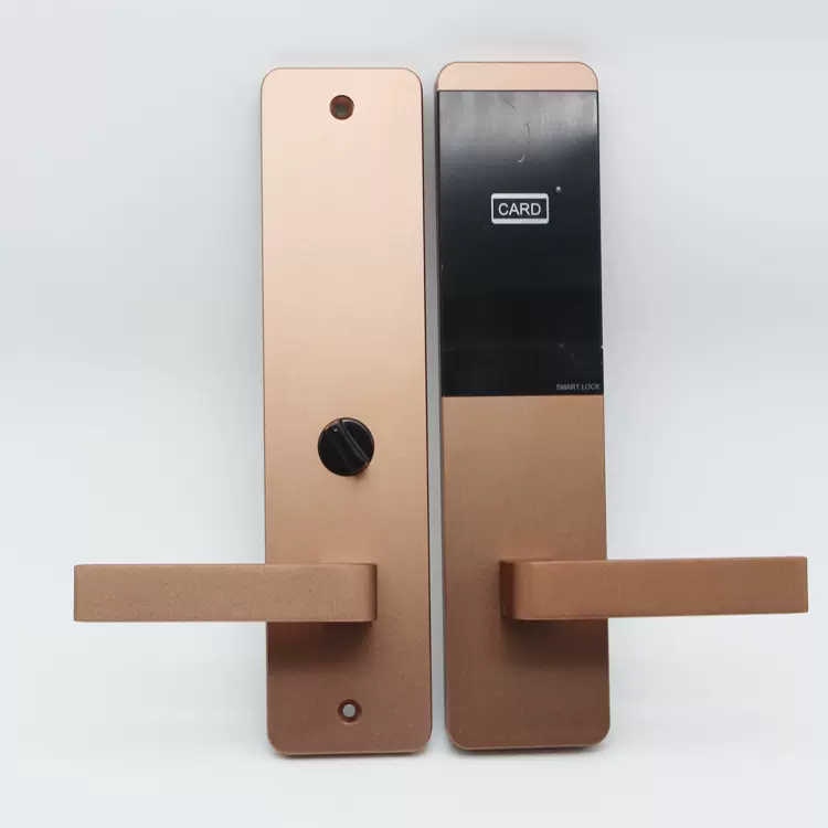 工厂批发酒店智能感应锁 公寓ic磁卡锁 宾馆客房刷卡智能电子门锁