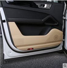 适用于丰田普拉多霸道车门防踢垫改装车内饰装饰贴纸专用品配件