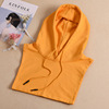 Autumn demi-season false collar suitable for men and women, sweatshirt, hoody, drawstring