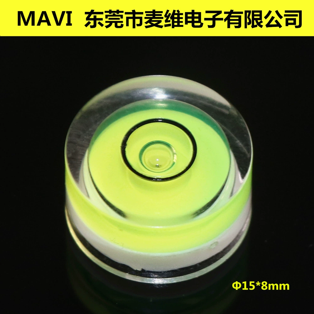 Заводская прямая поставка 15mm18mm универсальный горизонтальный пузырь пластиковый уровень компас электронные весы горизонтальные бусы на складе