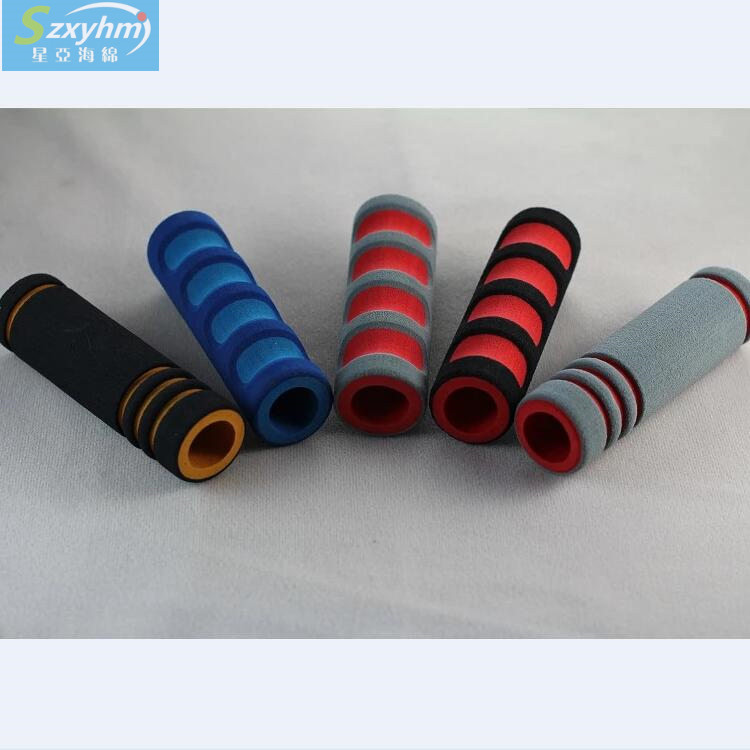 发泡海绵管NBR泡棉胶棉套三色手柄护套定Logo 耐拉扯橡塑发泡管